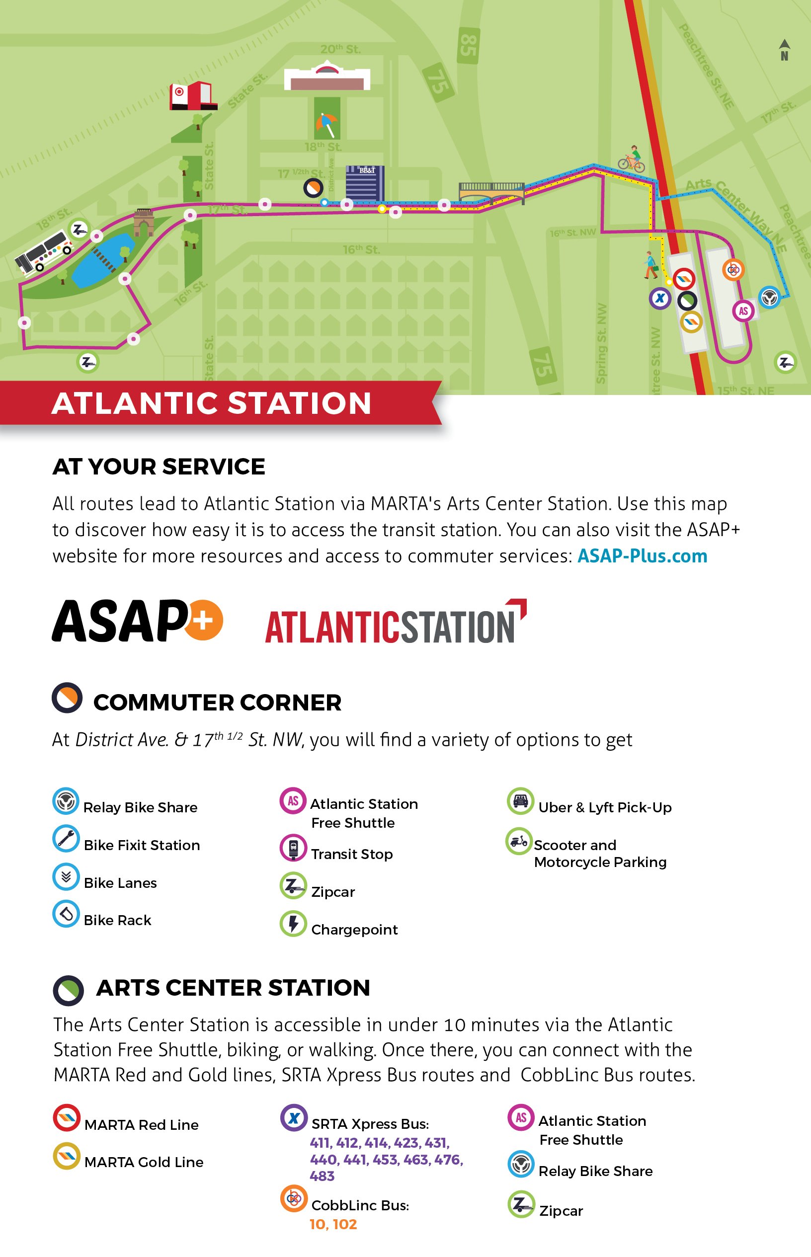 Atlantic Station Map