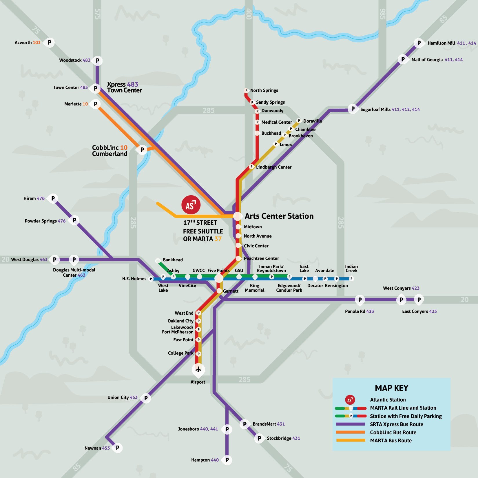 ASAP Regional Map